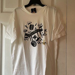 Official Hamilton Musical T-Shirt - White - Size Large - New with Tags